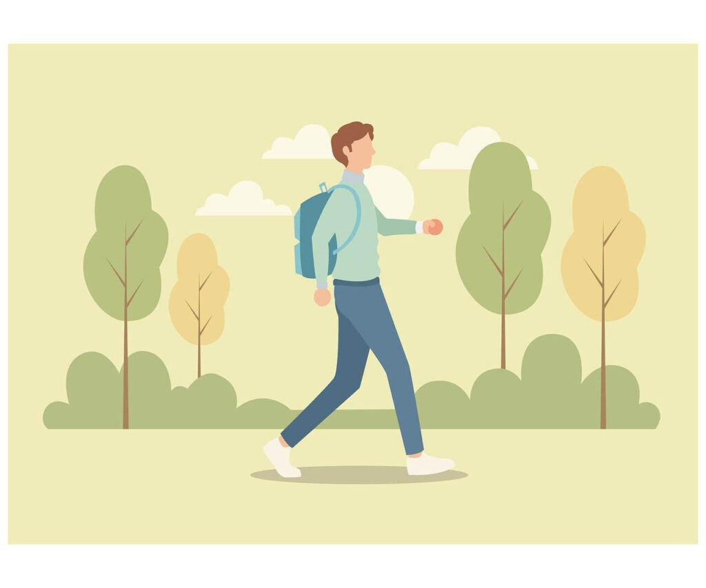 식사후 가벼운 산책으로 환절기 소화루틴 만들기