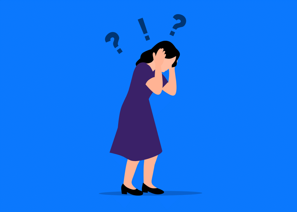 이유없이 생기는 불안, 걱정, 망상