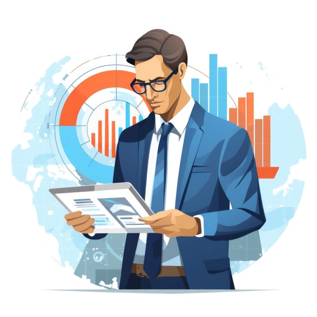 AI 시대 경제 변화와 자산 시장 데이터를 분석하는 투자자. 